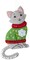 Bucilla Felt Ornaments Applique Kit Set Of 6-Cats In Ugly Sweaters